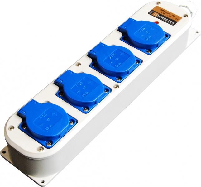 Connectra Contactblok nylon 4-voudig 5m - H07RN-F - 3G2.5mm2
